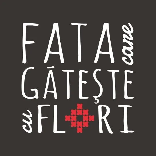 Fata care gătește cu flori